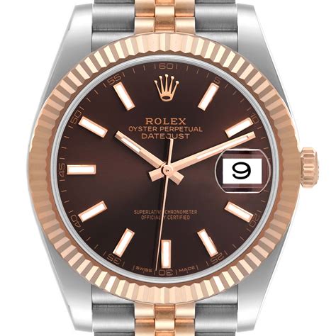 Rolex datejust 41 chocolate dial